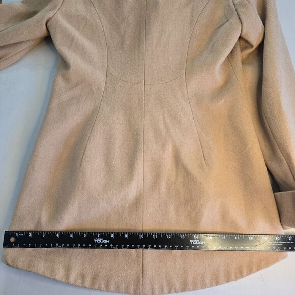 Venus Jacket Women's Size 10 Wool Blend Coat Double Button Tan - Picture 10 of 16